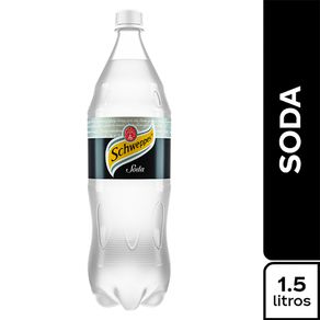 GASEOSA SODA SCHWEPPES x 1.5LT