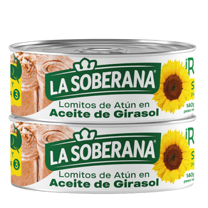 ATUN ACEITE GIRASOL SOBERANA 2UND*140GR