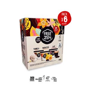 HELADO SURT AMARILLO FREEZEN 6PACK*510GR