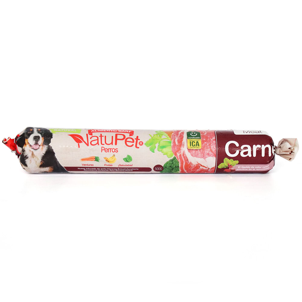 ALIMENTO BARF NATUPET RES x  500 GR