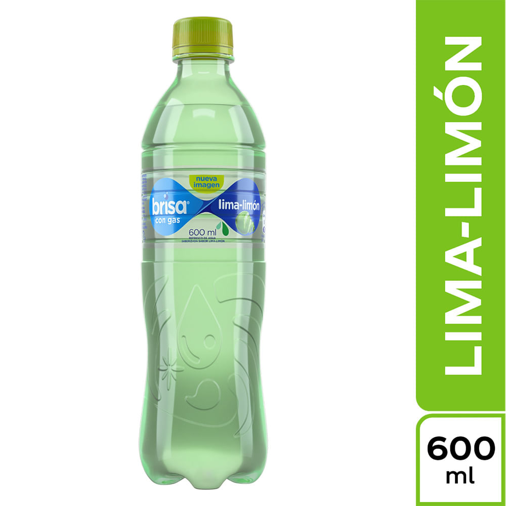 AGUA BRISA GAS LIMA LIMON  x 600ML