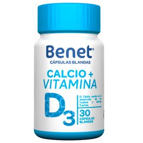 CAPSULAS DE CALCIO+VITAMINAD*30UN