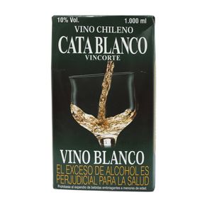 VINO BLANCO CATA TETRAPACK x 1000 ML