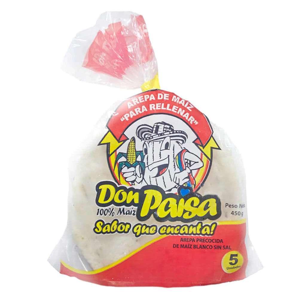 AREPA PARA RELLENAR DON PAISA  x 420GR