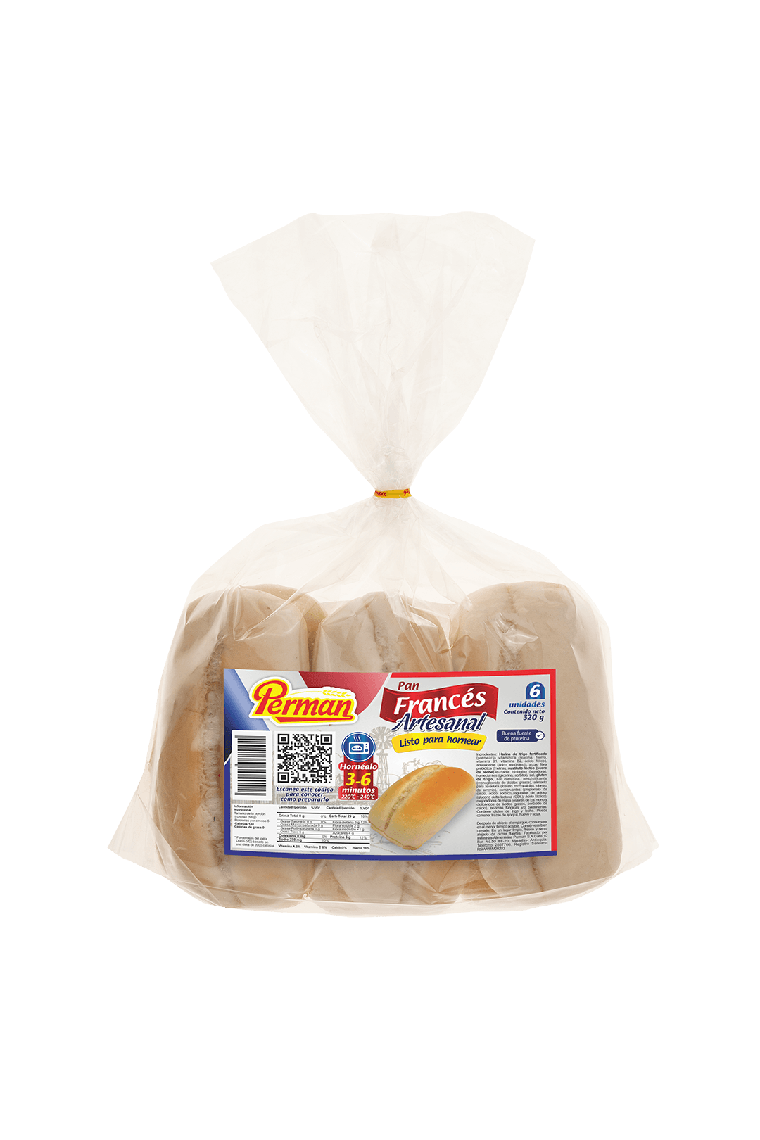 PAN FRANCES PERMAN BRIOCHE*320GR