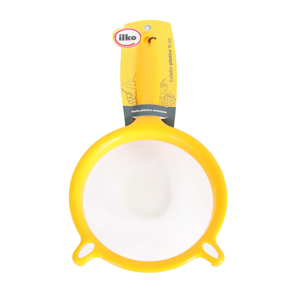 COLADOR MALLA FINA 18CMS ILKO