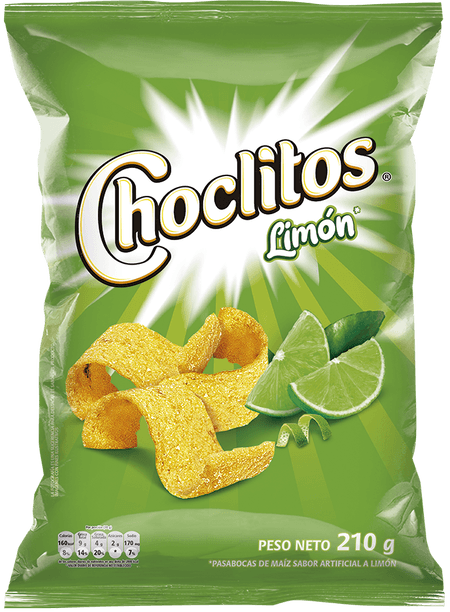 PASABOCAS CHOCLITOS LIMON*210GR