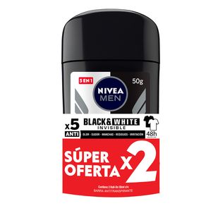 DESODORANTE NIVEA B&W BARRA 2UND*100ML
