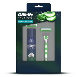 MAQUINA MACH3 GILLETTE+2 REPUESTOS+ESPUM