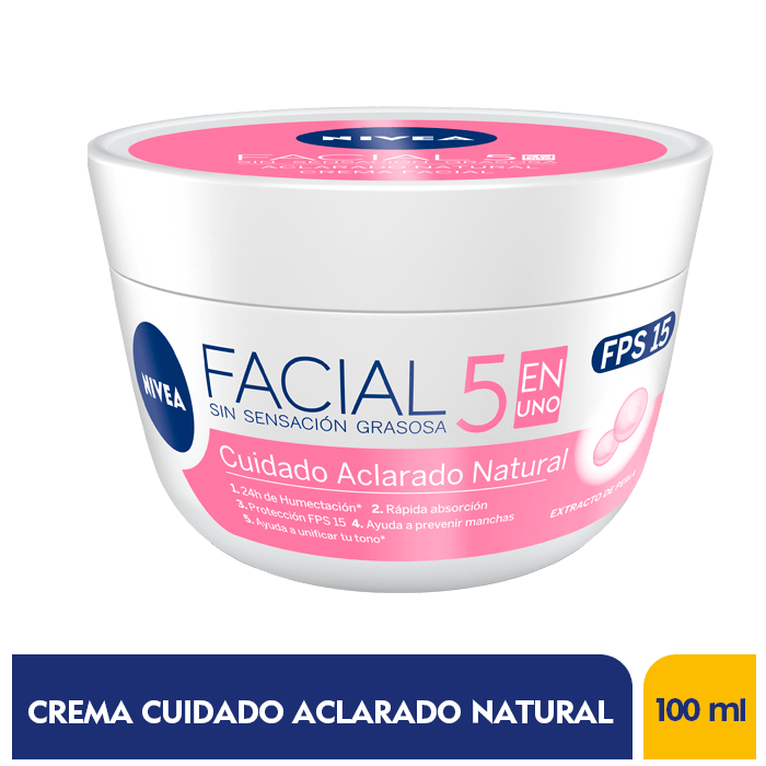 CREMA NIVEA CUIDADO ACLARADO NATUR*100ML