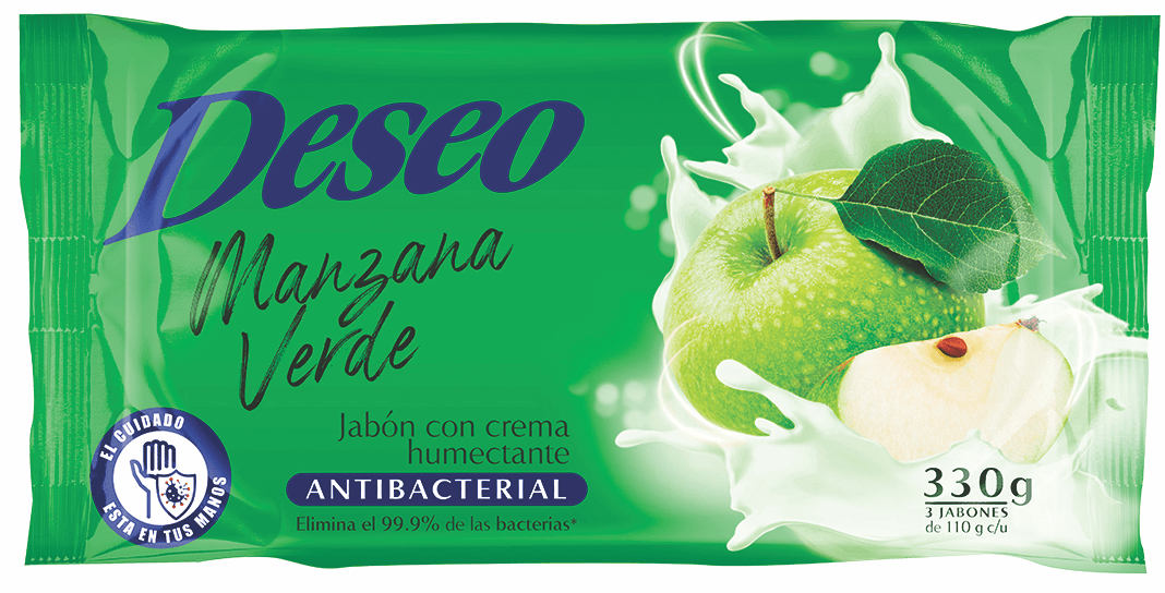 JABON DESEO MANZANA VERDE 3U x 110GR