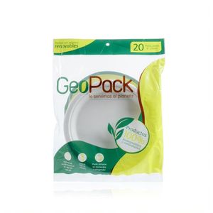 PLATO 9 PULGADAS GEOPACK x20UND