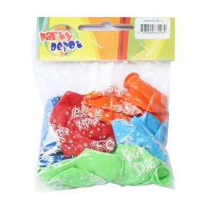 GLOBOS FELIZ DIA PARTY DEPOR*12UND