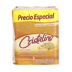 JABON CRISTALINO AVENA X3UND x 125GR
