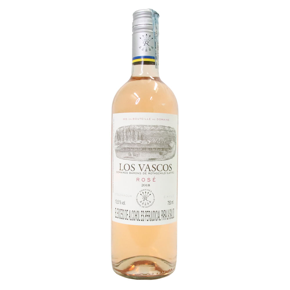 VINO ROSADO LOS VASCOS x 750ML