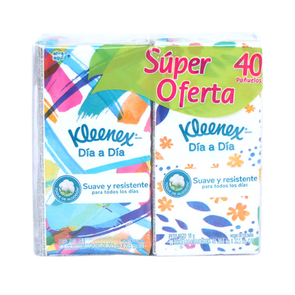 FACIAL KLEENEX BOSILLO  x 4U