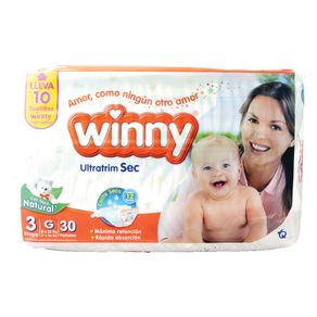 PAÑAL SEC ET3 WINNY x 30UND+TOA ALOE
