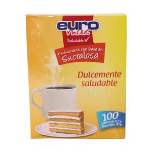 ENDULZANTE EUROMAX CAJA x 50 SOBRES