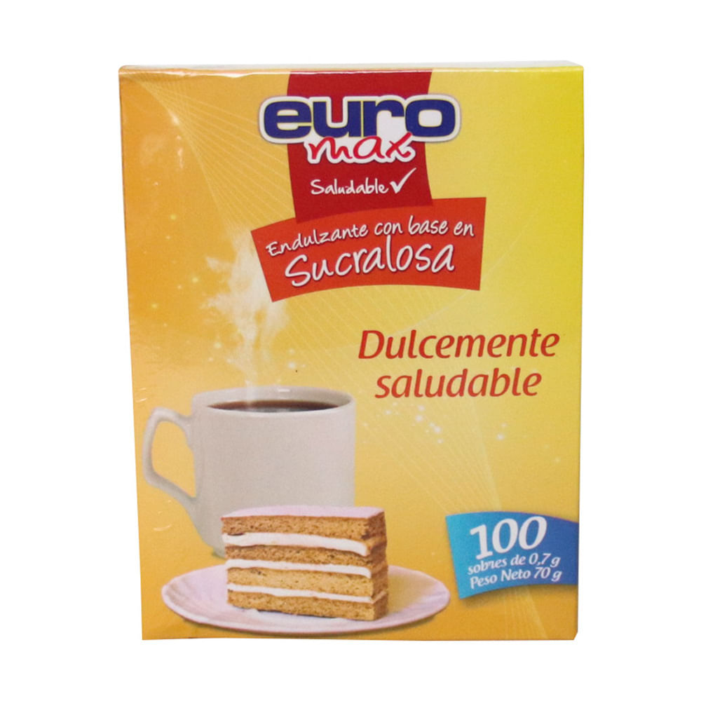 ENDULZANTE EUROMAX CAJA  x 50 SOBRES