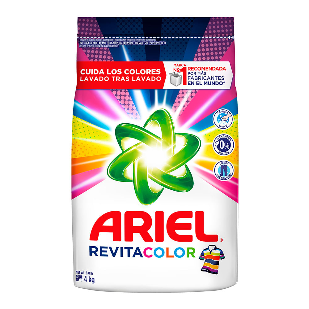 DETERGENTE REVITACOLOR ARIEL*4KG