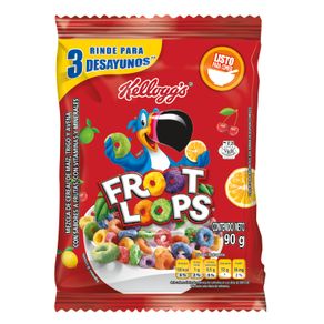 CEREAL KELLOGGS FROOT LOOPS x 90GR