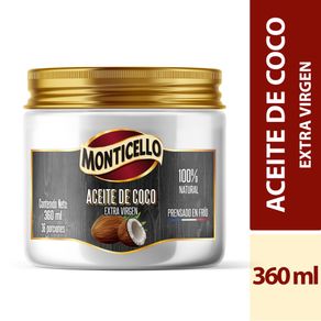 ACEITE DE COCO MONTICELLO*360ML
