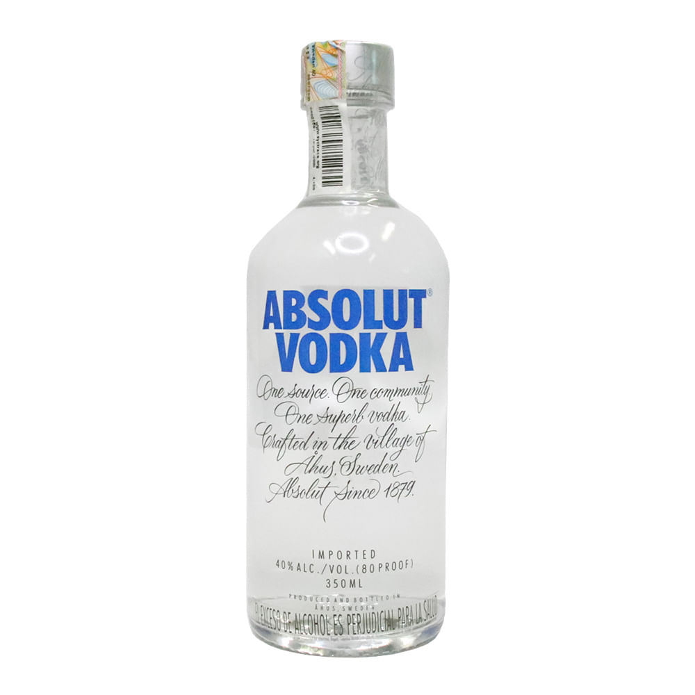 VODKA ABSOLUT x  350 ML