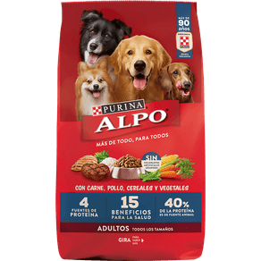 ALIMENTO PERROS ALPO ADULTOS*2KG