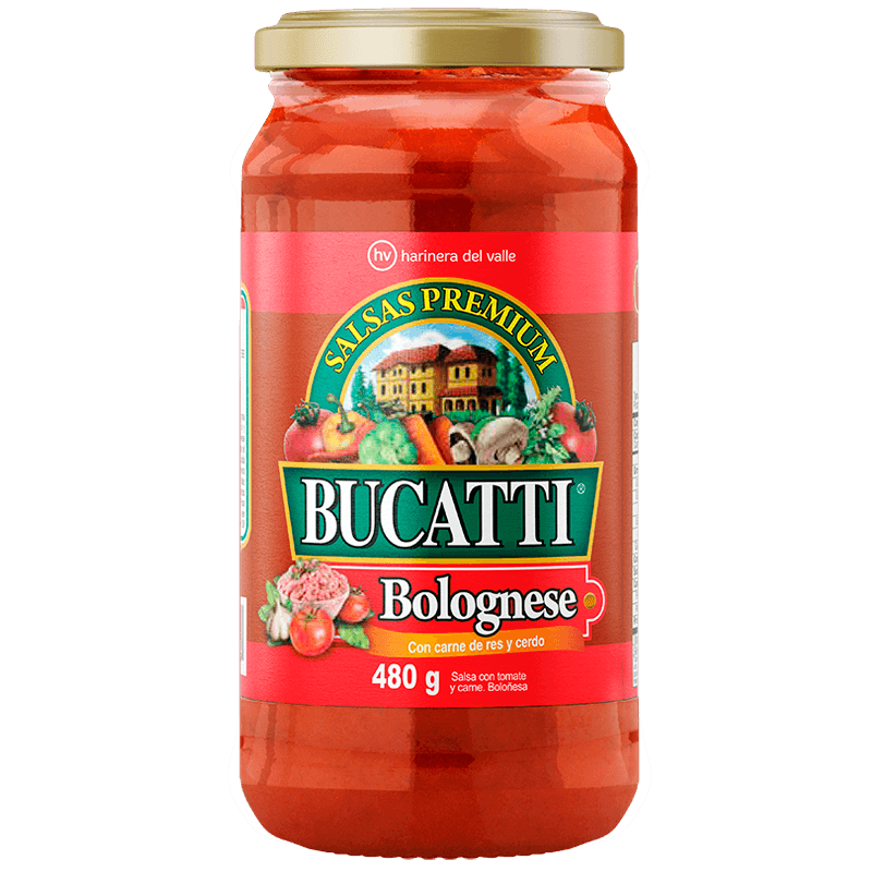 SALSA BUCATTI BOLOGNESA  x 480 GR