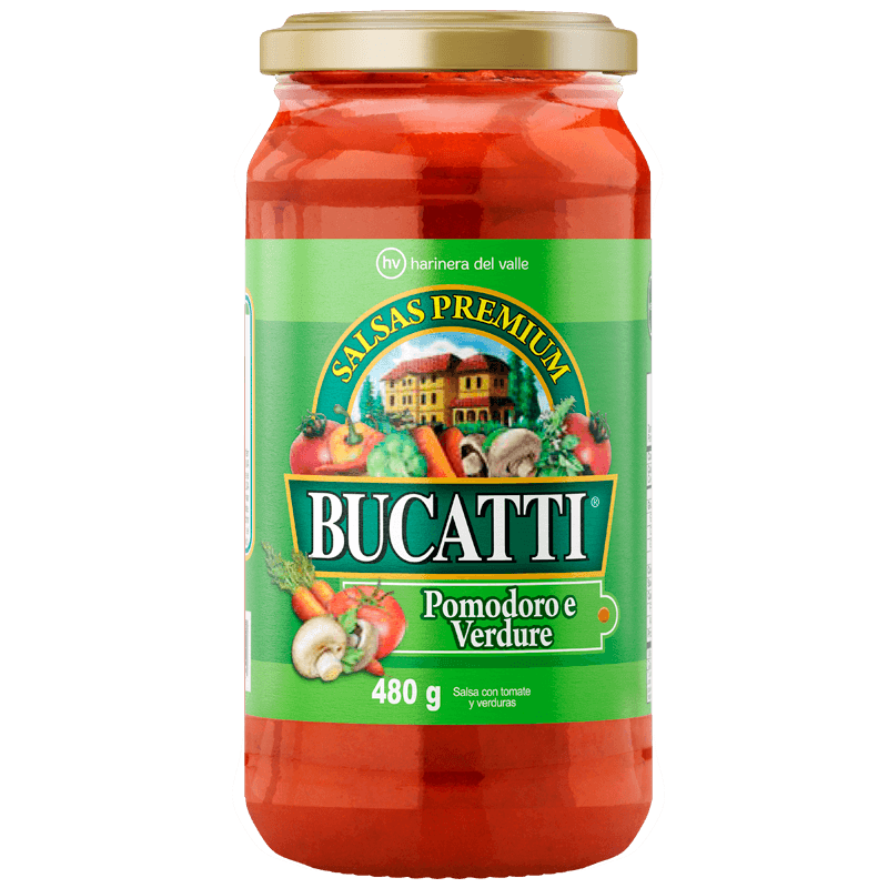 SALSA BUCATTI POMODORO  x 480 GR