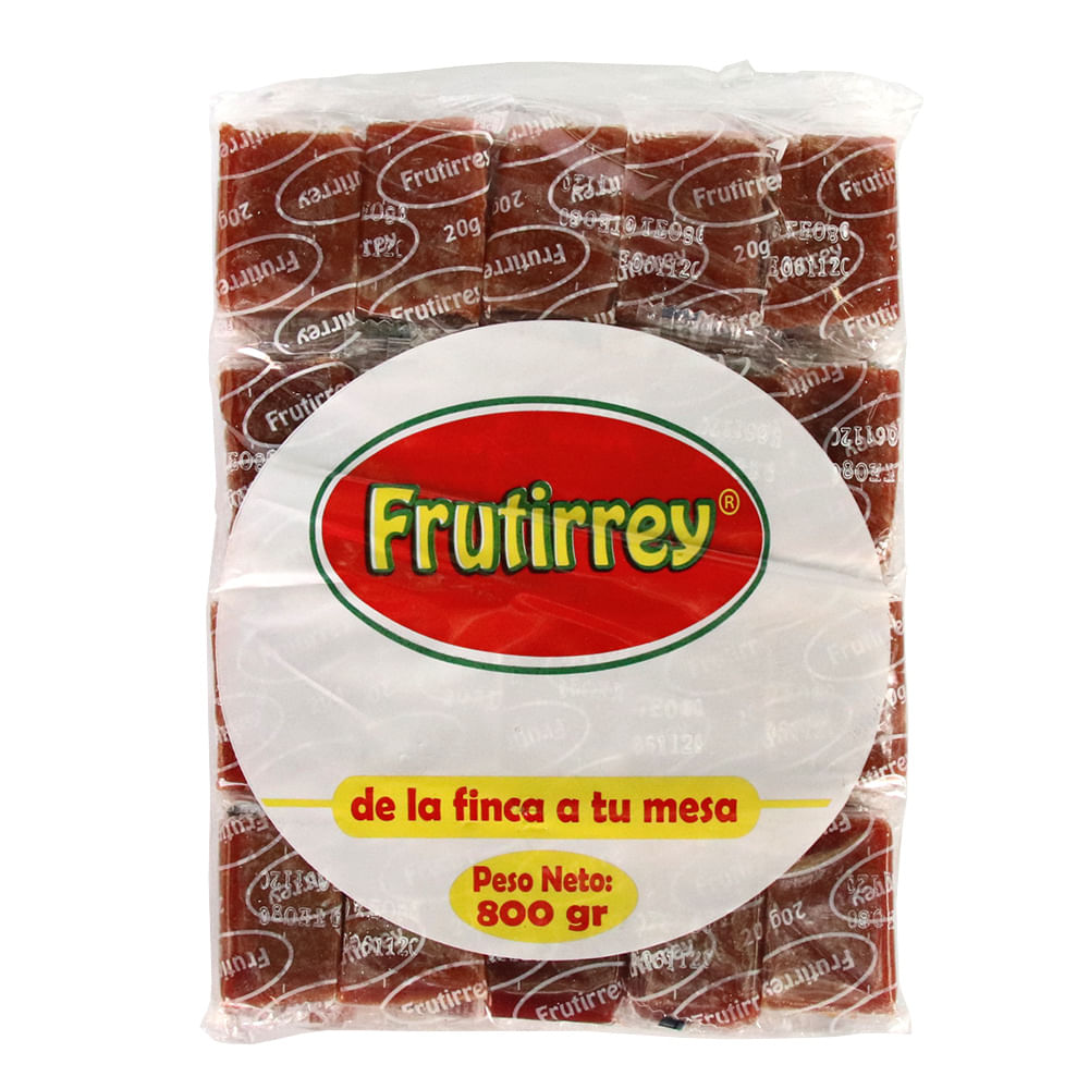 DULCE DE GUAYABA FRUTIRREY PAQUETE*40UND