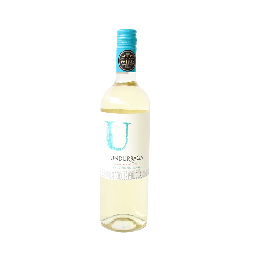 VINO UNDURRAGA SAUV. BLANCO  x  750CC.