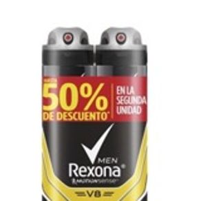 DESO AEROSOL V8 REXONA X 2UN x 90GR