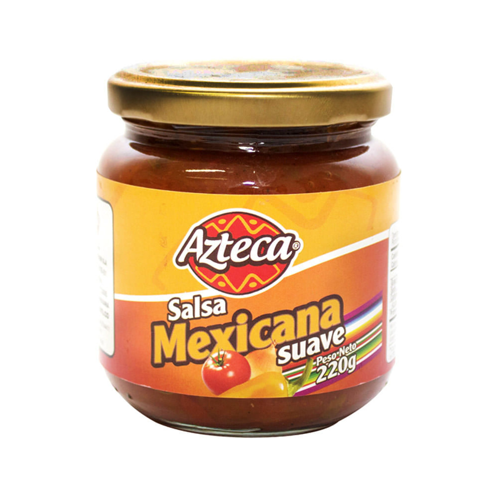 SALSA MEXICANA SUAVE FCO AZTECA  x 220GR