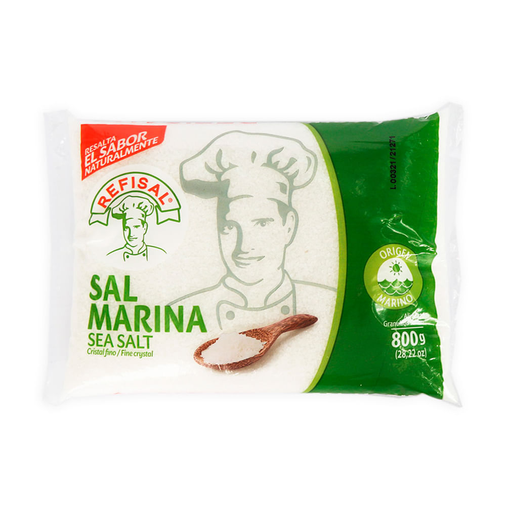 SAL MARINA REFISAL BOLSA x 800GR