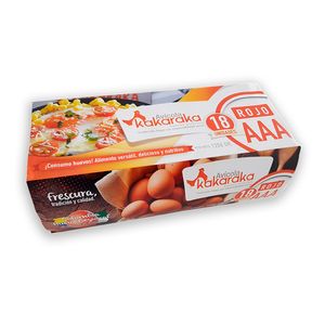 HUEVOS ROJO AAA x 18 UND KAKARAKA
