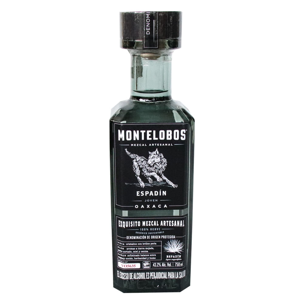 LICOR MEZCAL ARTESANAL MONTELOBOS X750ML