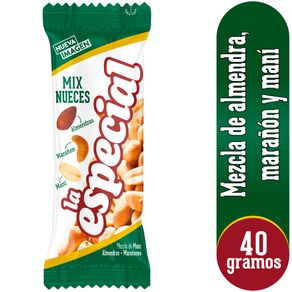 MANÍ LA ESPECIAL MIX NUECES *40GR