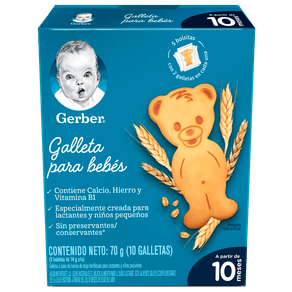 GALLETA BEBES GERBER*14GR