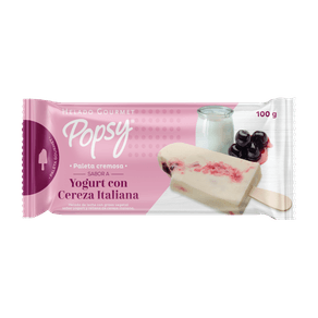 PALETA YOGURT CEREZA ITALIAN POPSY*100GR