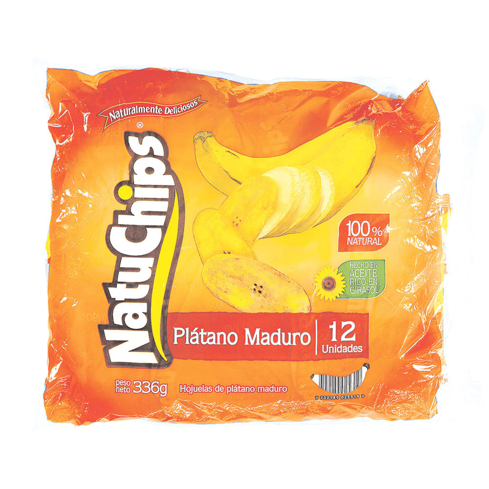 NATUCHIPS MADURO 12U x 28GR
