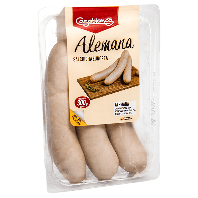 SALCHICHA ALEMANA CASA BLANCA x 270GR