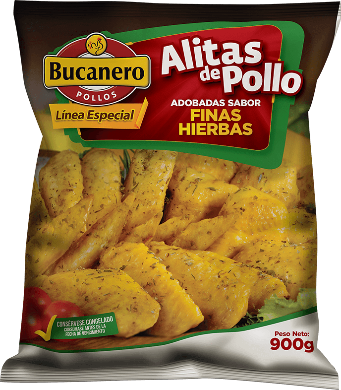 ALITAS FINAS HIERBAS BUCANERO*900 GR