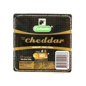 QUESO CHEDDAR TAJ COLANTA x 200GR