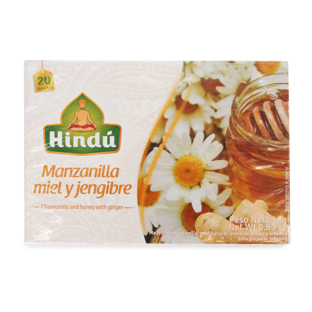 AROMATICA MANZANILLA+JENGIBRE Y MIEL*20