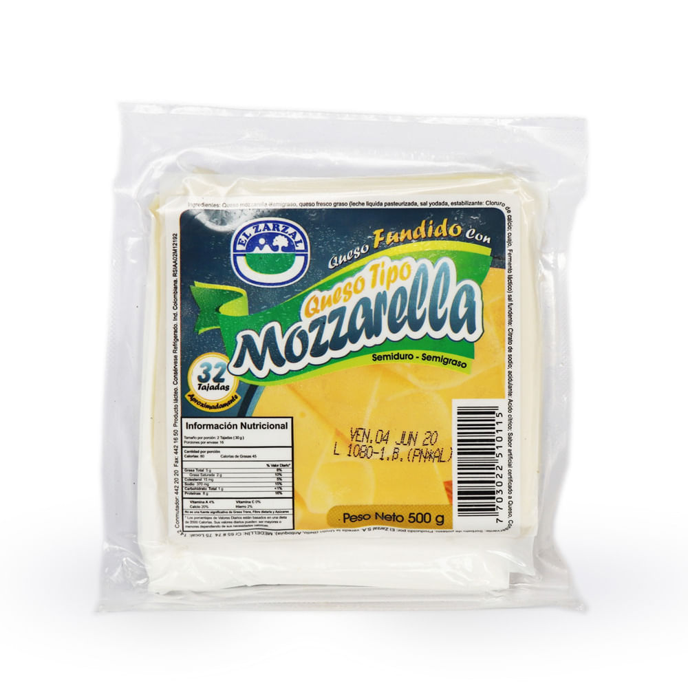 QUESO MOZZAR BLOQ TAJADO EL ZA