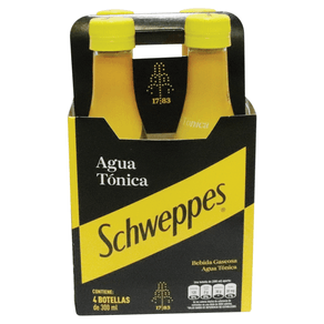 BEBIDA TONICA SCHWEPPES FOUR PACK*300 ML