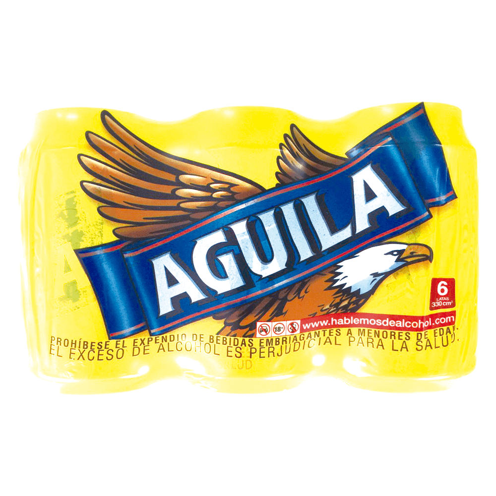 CERVEZA LATA AGUILA X6 x 330ML