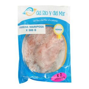 TRUCHA MARIPOSA 500gr DEL RIO