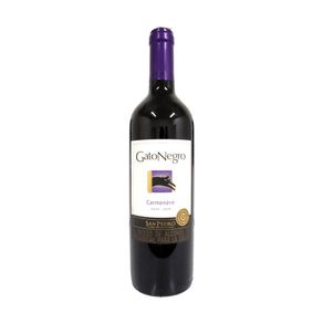 VINO TTO CARMENERE GATO NEGRO x 750ML